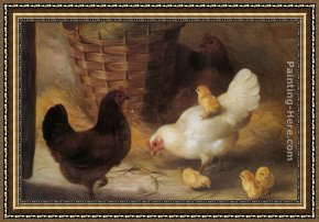 Edgar Hunt Framed Paintings - A Better View by Edgar Hunt