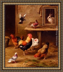 Small Worlds II Framed Paintings - The Outside World by Edgar Hunt