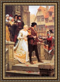 Comming to The Call Framed Paintings - A Call to Arms by Edmund Blair Leighton