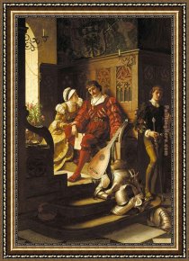 Edmund Blair Leighton Framed Paintings - Duty by Edmund Blair Leighton