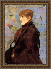 Edouard Manet Framed Paintings - Autumn by Edouard Manet