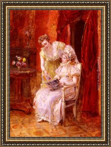 Eduardo Leon Garrido Framed Paintings - The Sketchbook by Eduardo Leon Garrido