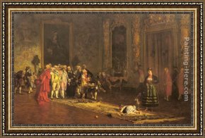 Education of Jupiter Framed Paintings - The Education of a Prince by Eduardo Zamacois y Zabala