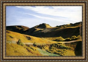 The Camel's Hump Framed Paintings - The Camel's Hump by Edward Hopper