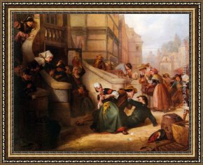 The Rescue Framed Paintings - The Rescue by Edward Hughes