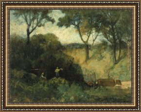 Salute Framed Paintings - The Salute by Edward Mitchell Bannister