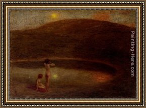 Edward Stott Framed Paintings - Echo by Edward Stott