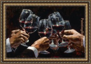 Life Framed Paintings - FOR A BETTER LIFE VI by Fabian Perez