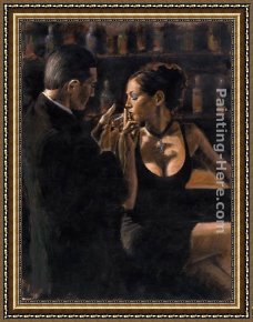 An Interesting Story Framed Paintings - when the story begins by Fabian Perez