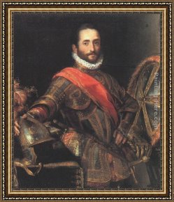 S. Francesco Della Vigna Church And Campo Framed Paintings - Francesco II della Rovere by Federico Fiori Barocci