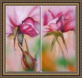 Mercado De Flores (the Flower Vendor) Framed Paintings - 21227 by flower