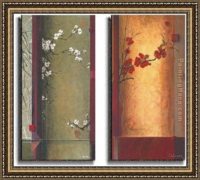 Those Blossoms You Gave So Freely 1 Framed Paintings - Blossom by flower