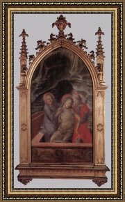 Piet Mondrian Framed Paintings - Piet&agrave; by Fra Filippo Lippi