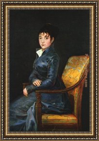 Francisco Framed Paintings - Teresa Sureda by Francisco de Goya