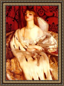 Cadogan Framed Paintings - Vanity by Frank Cadogan Cowper
