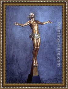 Rising Framed Paintings - Christ Rising by Frederick Hart