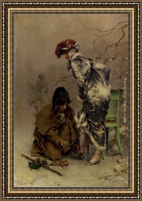 Kaemmerer Framed Paintings - A Winter Escapade by Frederick Hendrik Kaemmerer