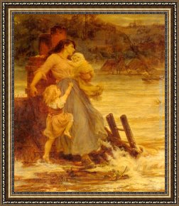 Flood Improvisation Framed Paintings - A Flood by Frederick Morgan