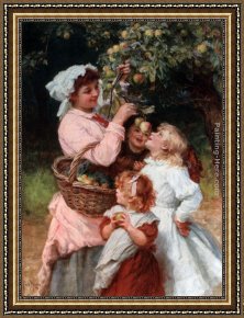 Frederick Framed Paintings - Bob Apple by Frederick Morgan