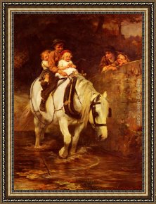 Morgan Framed Paintings - Steady by Frederick Morgan