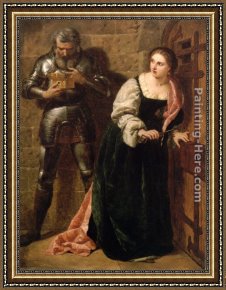 Frederick Richard Pickersgill Framed Paintings - The Bribe by Frederick Richard Pickersgill