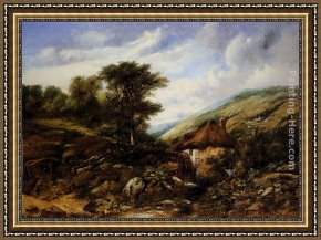 George Frederick Watts Framed Paintings - The Mill Stream by Frederick William Watts