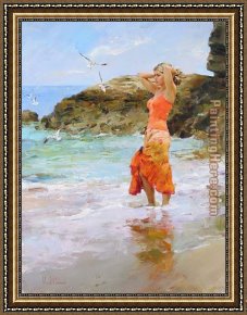 Garmash Framed Paintings - CHANGING THE TIDE by Garmash