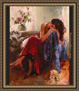 Love Framed Paintings - Dreaming of Love by Garmash