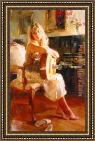 A Moment of Comfort Framed Paintings - GOLDEN MOMENT by Garmash