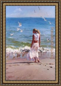 Garmash Framed Paintings - OCEAN FRONT by Garmash
