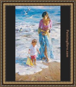A Moment of Comfort Framed Paintings - Precious Moment by Garmash