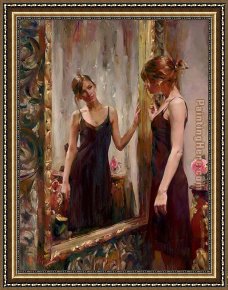 Sleeping Beauty Framed Paintings - Timeless Beauty by Garmash