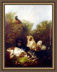 George Armfield Framed Paintings - In the Park by George Armfield