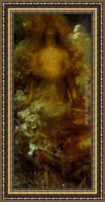 George Frederick Watts Framed Paintings - She shall be called woman by George Frederick Watts