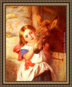 Friends Framed Paintings - Best Friends by George Holmes