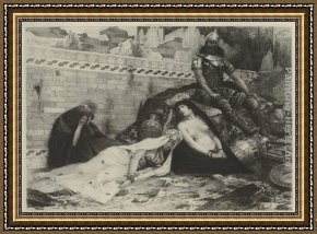 Booty Framed Paintings - Booty by Georges Antoine Rochegrosse