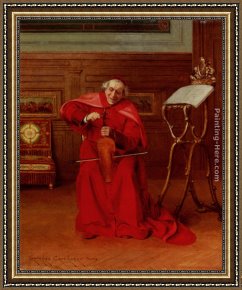 Perfect Framed Paintings - In Perfect Tune by Georges Croegaert