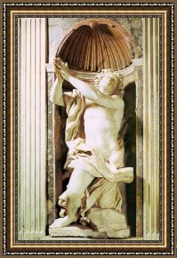 Gian Lorenzo Bernini Framed Paintings - Daniel and the Lion by Gian Lorenzo Bernini