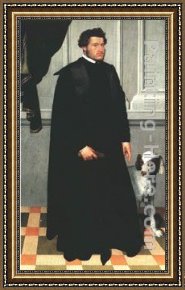 Lodovico Framed Paintings - Gian Lodovico Madruzzo by Giovanni Battista Moroni