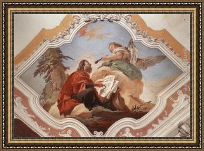 Giovanni Battista Tiepolo Framed Paintings - The Prophet Isaiah by Giovanni Battista Tiepolo