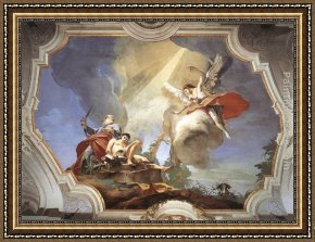 Giovanni Battista Tiepolo Framed Paintings - The Sacrifice of Isaac by Giovanni Battista Tiepolo