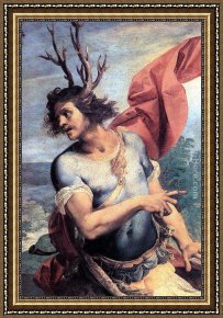 Diana And Acteon Framed Paintings - Diana and Actaeon (detail) by Giuseppe Cesari