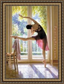 Spring Framed Paintings - Spring Red by Guan zeju