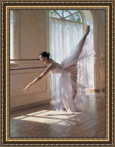 Ballet Framed Paintings - Under the sunshine by Guan zeju