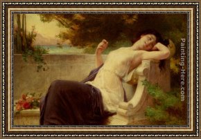 Cape Cod Afternoon Framed Paintings - An Afternoon Rest by Guillaume Seignac