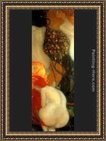 The Goldfish Window Framed Paintings - Goldfish by Gustav Klimt