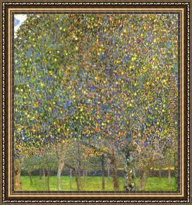 Trees Framed Paintings - Pear Tree by Gustav Klimt