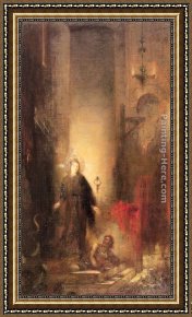 The Martyrdom of St Margaret Framed Paintings - Saint Margaret by Gustave Moreau