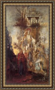Small Worlds II Framed Paintings - The Muses Leaving Their Father Apollo to go and Enlighten the World by Gustave Moreau