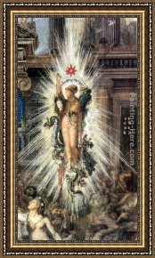 The Suitor Framed Paintings - The Suitors - detail by Gustave Moreau